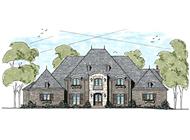 This is an artist's rendering for these Luxury European Home Plans.