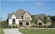 This is a color photo for these European Home Plans.