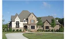 This is a color photo for these European Home Plans.