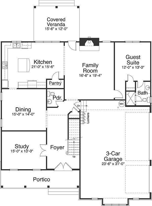 Floor Plan First Story