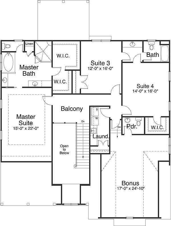 Floor Plan Second Story