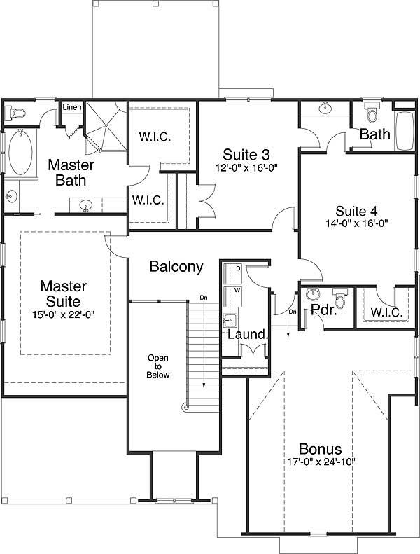 Floor Plan Second Story