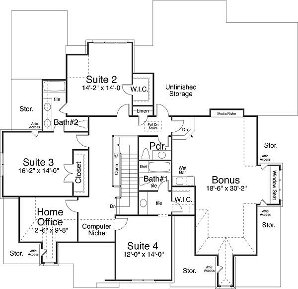 Floor Plan Second Story