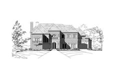Main image for country house plan # 16412