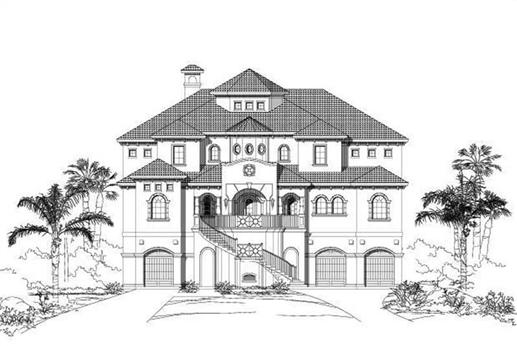 Main image for luxury house plan # 19037