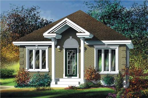 Small, Traditional, Bungalow House Plans - Home Design PI-10968 ...