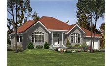 Color Rendering of this house plan