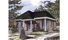 Color Rendering of this house plan