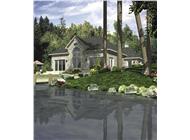 Color Rendering of this house plan