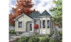 Color Rendering of this house plan