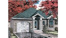 Color Rendering of this house plan