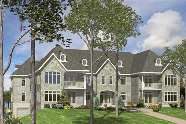 Color Rendering of this house plan