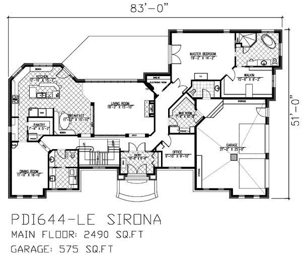 Floor Plan First Story
