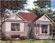 Color Rendering of this house plan