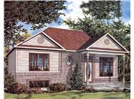 Color Rendering of this house plan