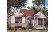 Color Rendering of this house plan
