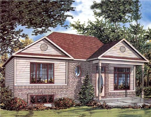 Color Rendering of this house plan