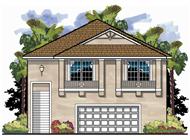 This is an artist's rendering for these Garage Plans.