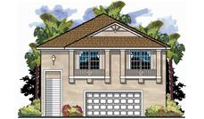 This is an artist's rendering for these Garage Plans.