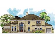 This is the front elevation for these Tuscan House Plans