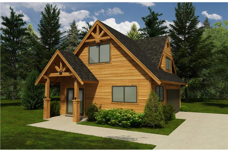 Cabin Garage Plans Home Design 720