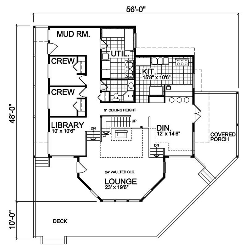 House Plan RS-2682 Main Floor Plan