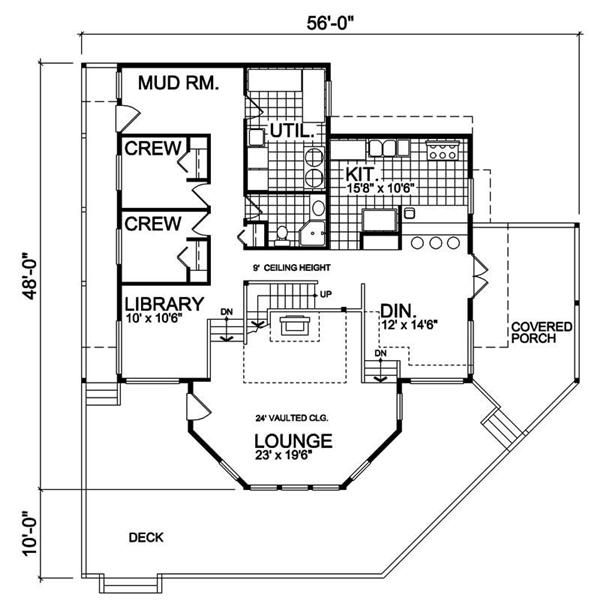 House Plan RS-2682 Main Floor Plan