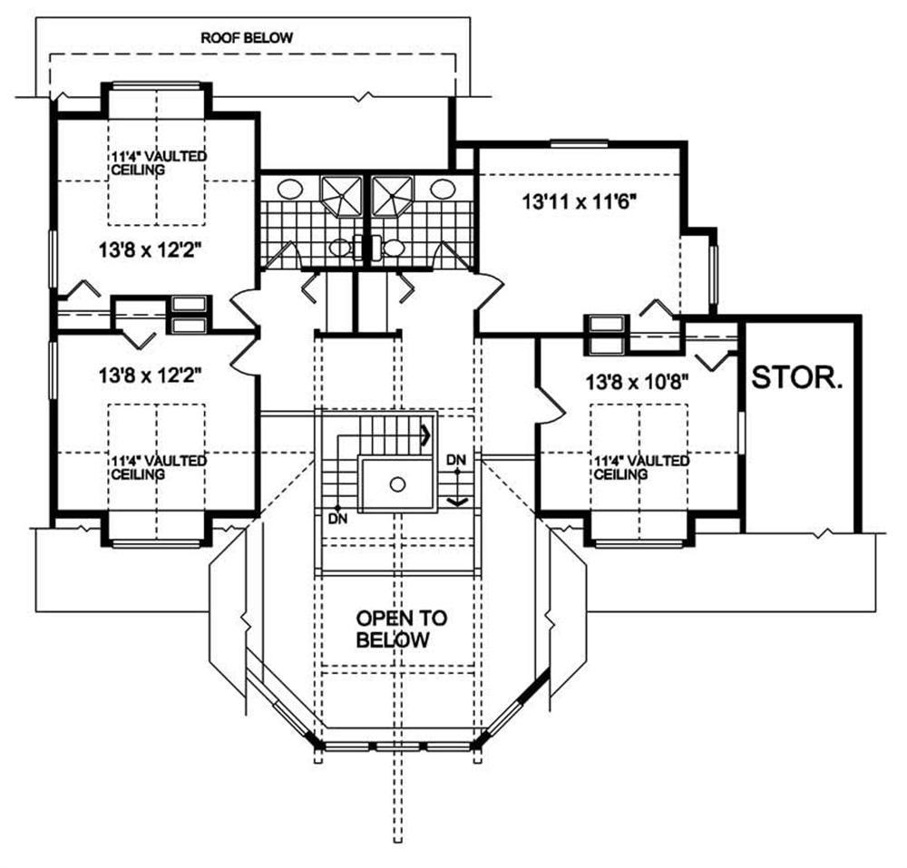 House Plan RS-2682 Second Floor Plan