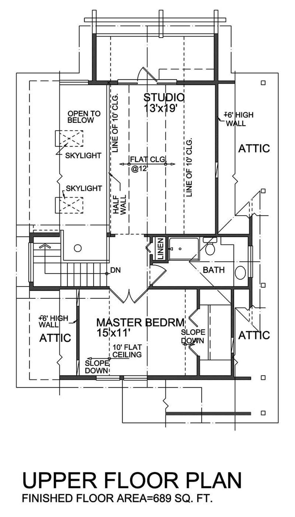 House Plan RS-1644 Second Floor Plan