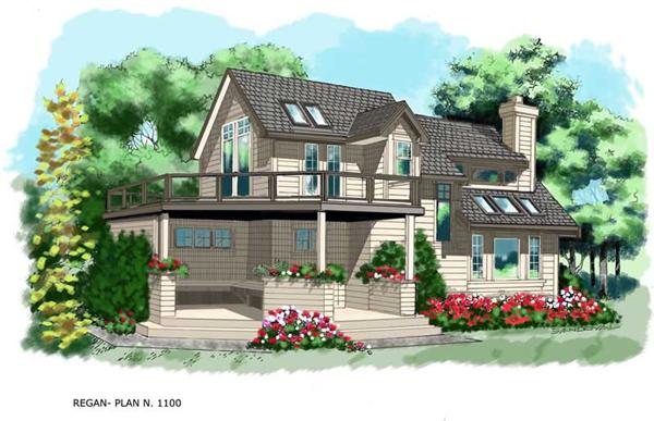 House Plan RS-1100 Front Elevation