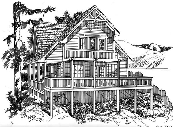 House Plan RS-1333 Line Drawing