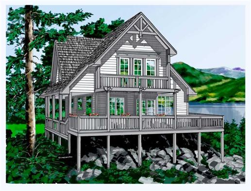 Main image for house plan # 17866