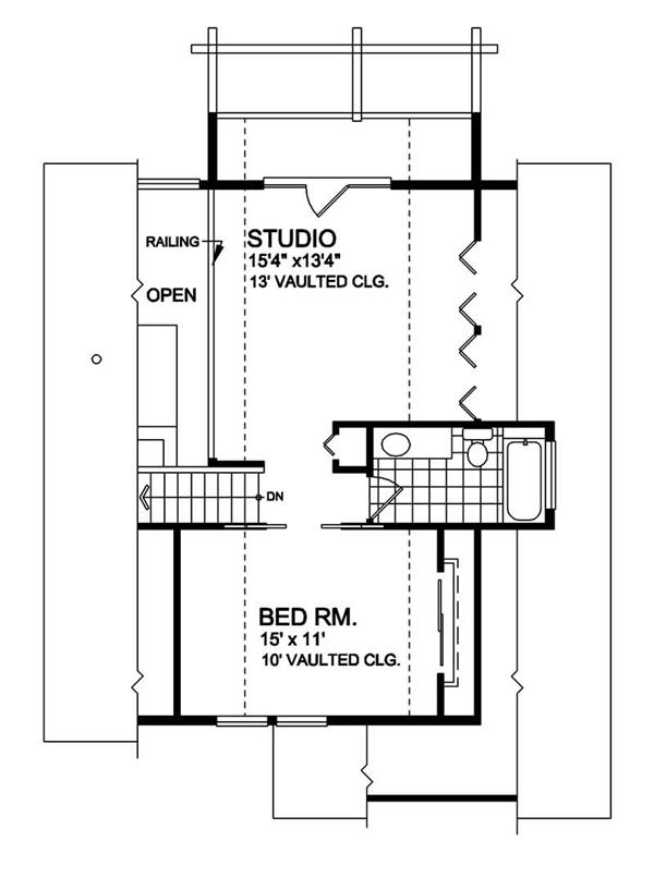 House Plan RS-1333 Second Floor Plan