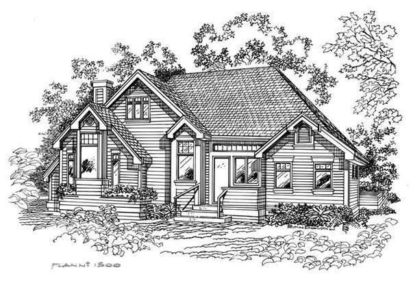 House Plan RS-1500
Line Drawing
