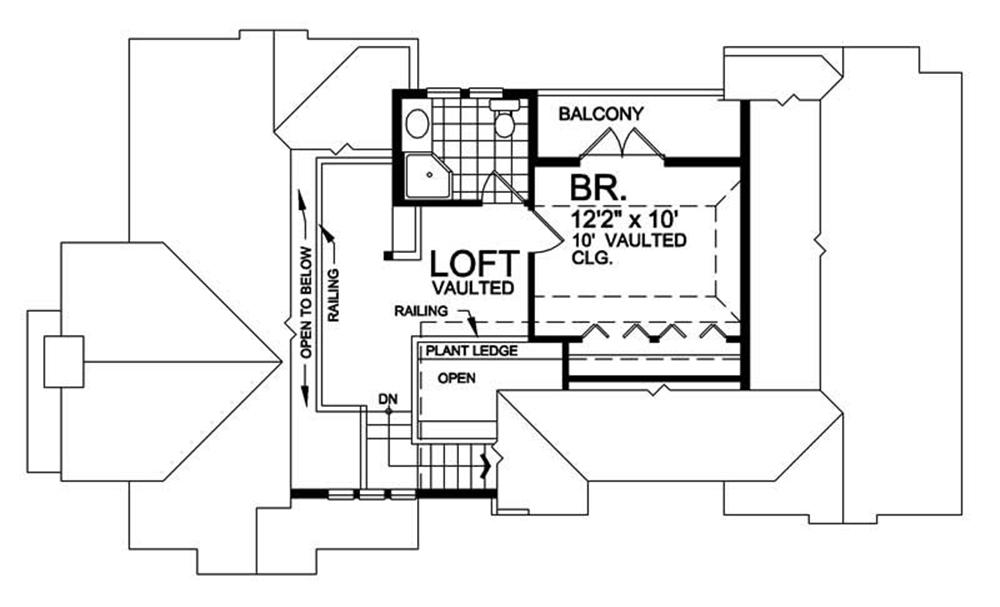 House Plan RS-1500
Second Floor Plan