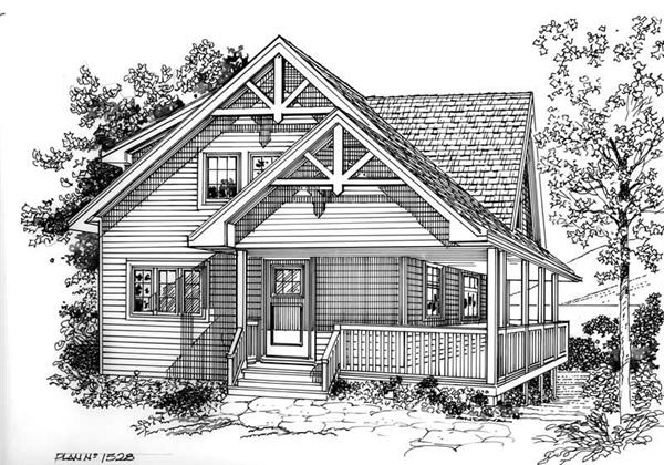 House Plan RS-1528
Line Drawing