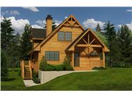 This is a computerized rendering of these log cabin house plans.