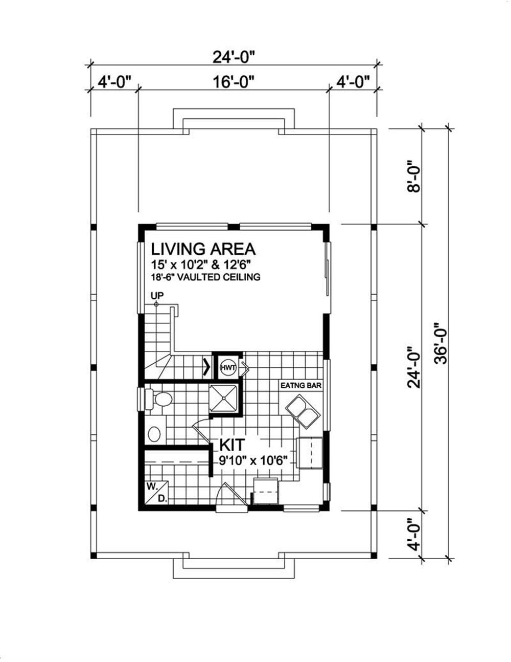 House Plan RS-584 Main Floor Plan