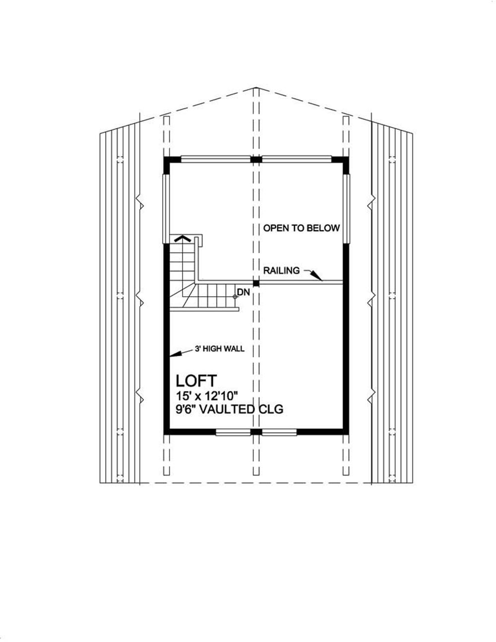 House Plan RS-584 Second Floor Plan