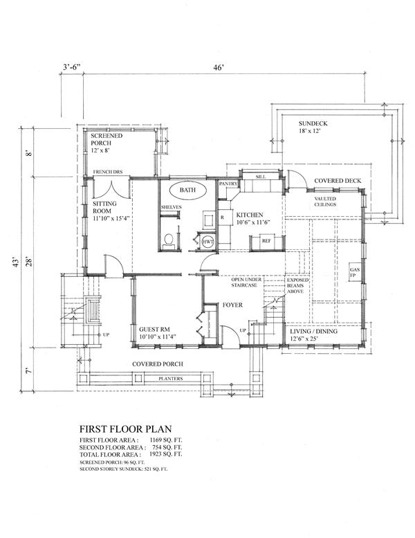 Floor Plan First Story