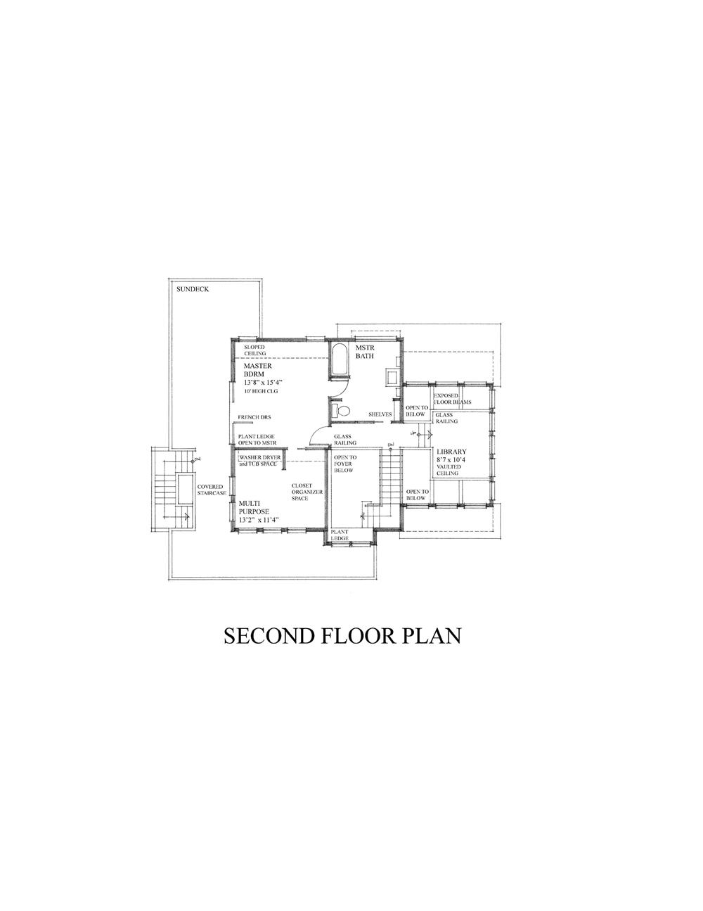 Floor Plan Second Story