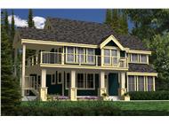 This is a computer rendering of these country house plans.