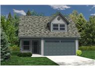 This is a computer rendering of these Garage Home Plans.