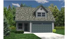 This is a computer rendering of these Garage Home Plans.