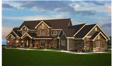 This is a computer rendering of these home plans.
