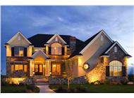 This image shows the front elevation of these great House Plans.
