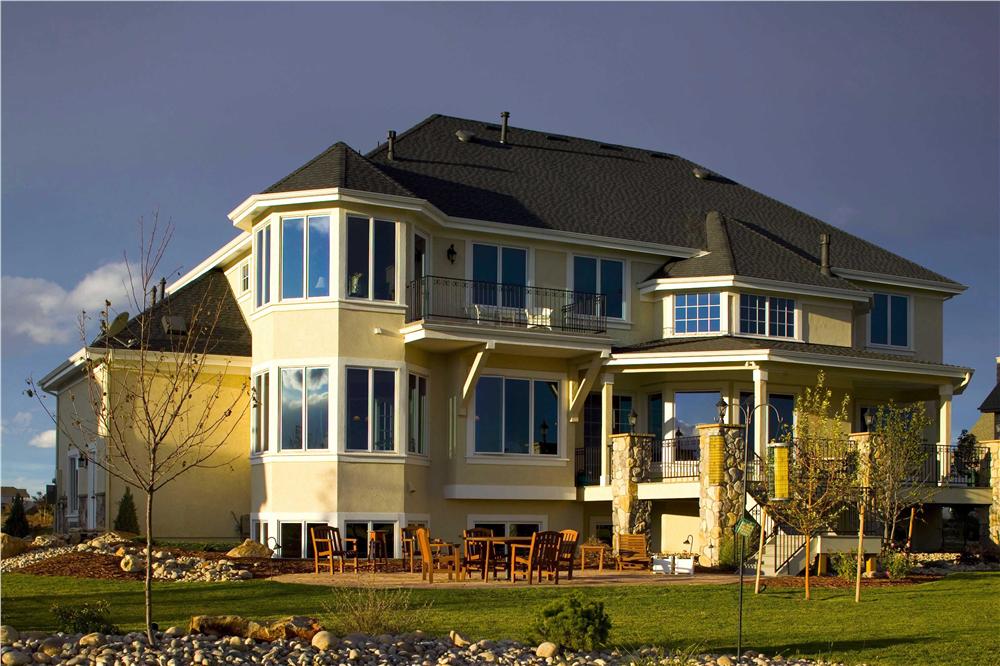 Home Plan Rear Elevation