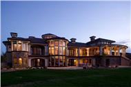 This is a color photo of these Mediterranean House Plans.