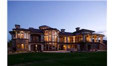 This is a color photo of these Mediterranean House Plans.