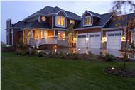 This is a color photo of these Craftsman House Plans.
